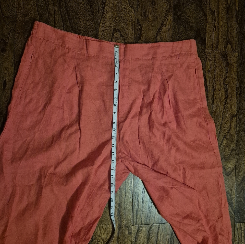 Athleta Playa Linen Wide Leg Crop Size 22 - Picture 6 of 9